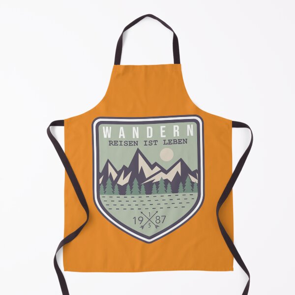 Item preview, Hiking | Travel is life | German hiking | Black hiking t-shirt designed and sold by Ainbowz-Artwork.