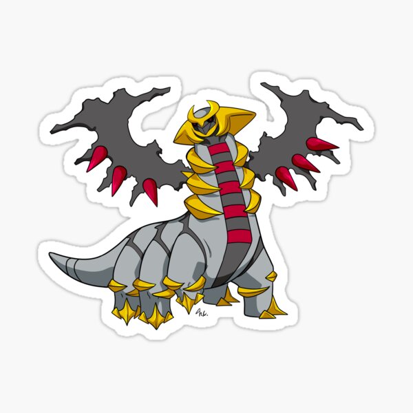 Shiny Giratina Sticker for Sale by Azure-Inspires