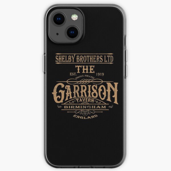 Vintage Garrison Tavern The Blinders Birmingham - Distressed for Vintage Look - Professional Quality Graphics iPhone Soft Case