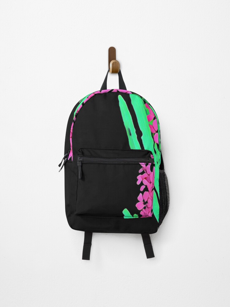 Thumbnail 1 of 3, Backpack, Pink Hyacinth (Hyacinth Seven) designed and sold by DesignsofNote.