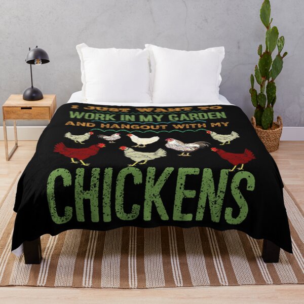 Item preview, I just want to work in my garden and hangout with my chickens designed and sold by Mandala108.