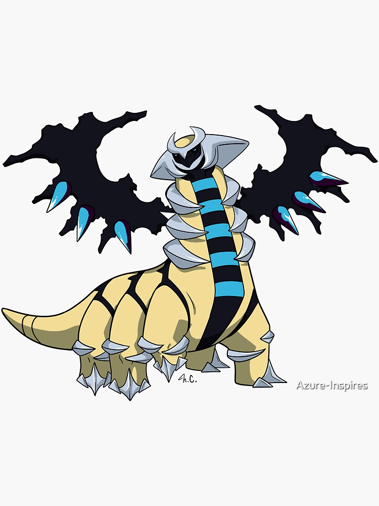 Shiny Giratina artwork.