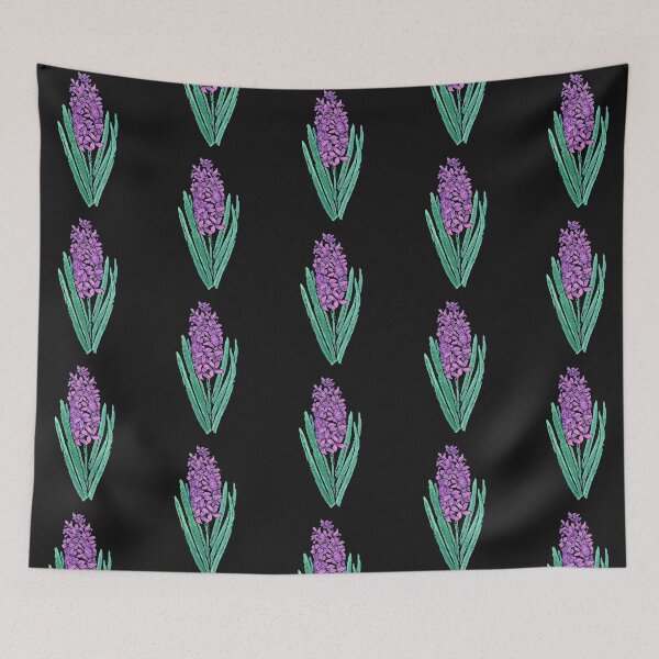 Aperçu de l'œuvre Jacinthe rose / violet (Hyacinth Eight) créée et vendue par DesignsofNote.