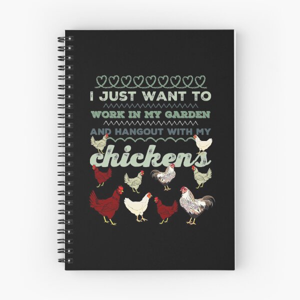 Item preview, I just want to work in my garden and hangout with my chickens designed and sold by Mandala108.