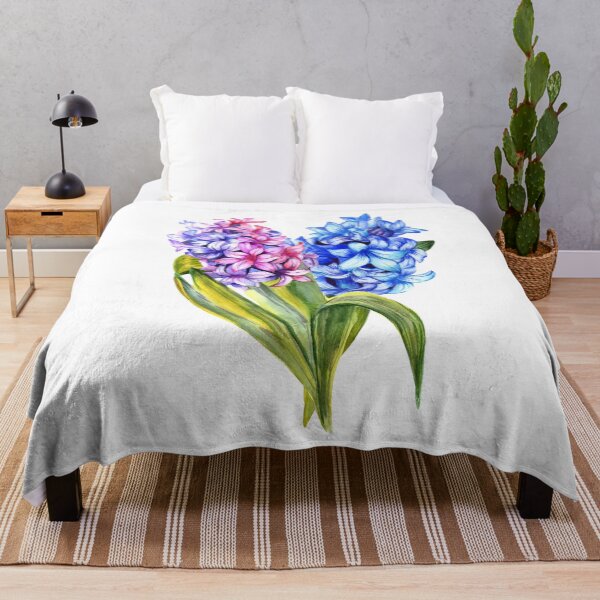 Item preview, Purple Blue Hyacinth Flower Watercolor Gifts designed and sold by MiscelChr.