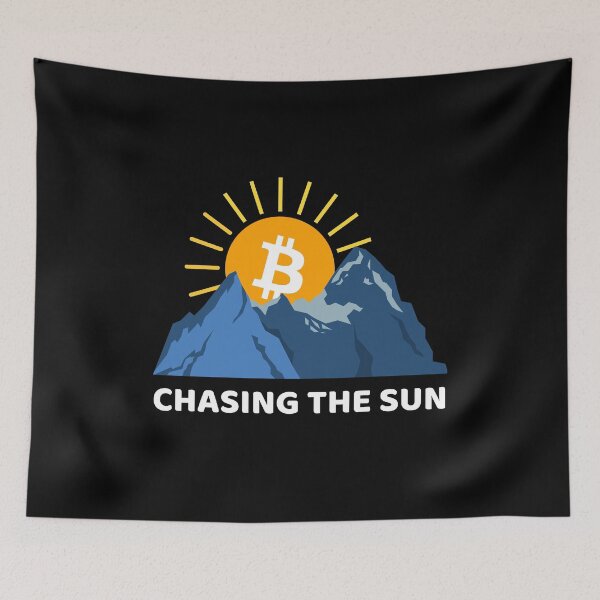 Item preview, Chasing The Sun - Bitcoin designed and sold by AeroAstro.
