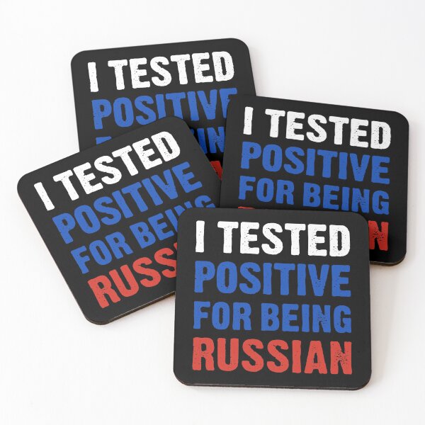 Item preview, I Tested Positive For Being Russian designed and sold by T-shirt For You.