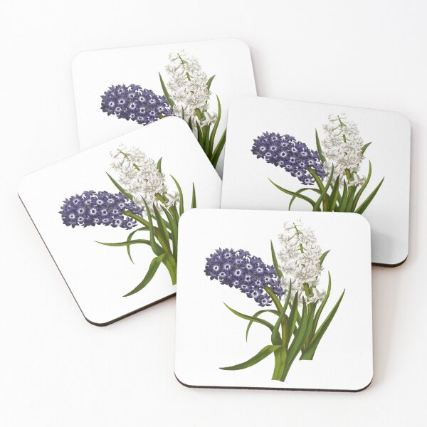 Item preview, Purple White Hyacinth Flower Watercolor Gifts designed and sold by MiscelChr.