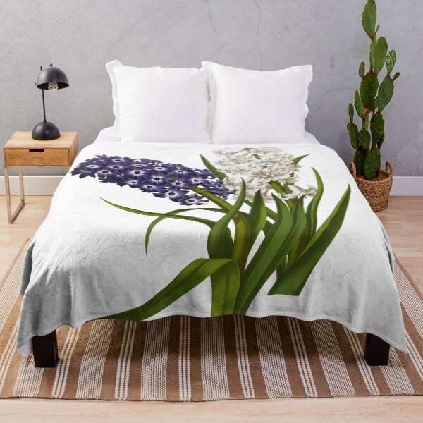 Item preview, Purple White Hyacinth Flower Watercolor Gifts designed and sold by MiscelChr.