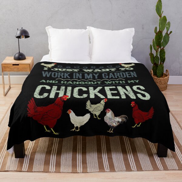 Item preview, I just want to work in my garden and hangout with my chickens designed and sold by Mandala108.