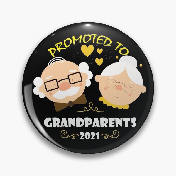 Item preview, Promoted to grandparents, Grandma and Grandpa 2021, Cute Design Gift  designed and sold by OnlyPrint20.