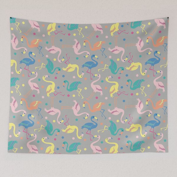Artikelvorschau, Flamingo-Party entworfen und verkauft von Claire Wall Designs.