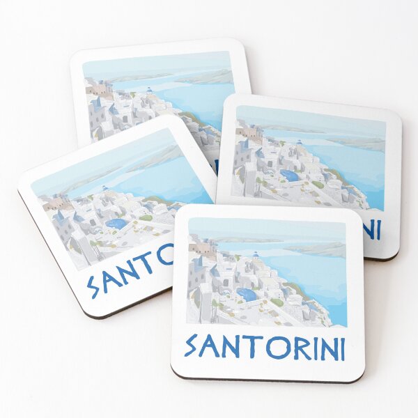 Item preview, Santorini Gem of the Aegean Sea Cyclades Greece designed and sold by Hoiho Adventure Shirts.