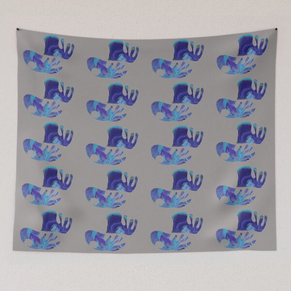 Item preview, Blue centipedes designed and sold by faridahakim.