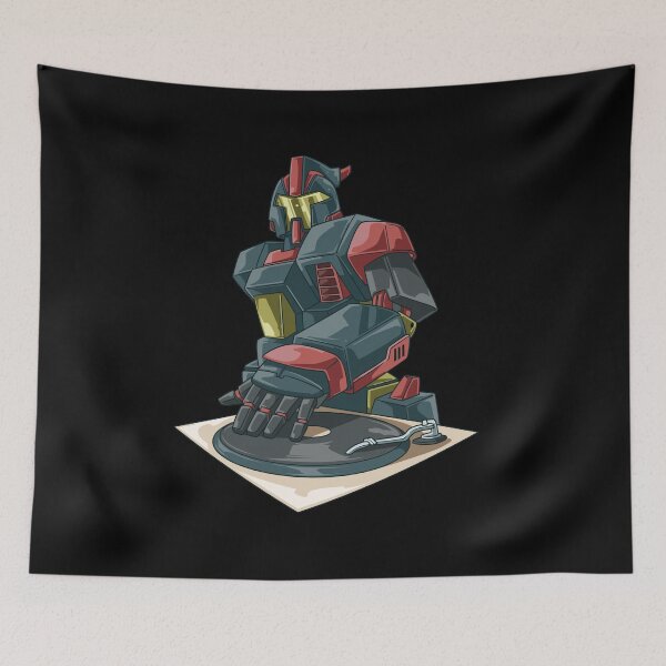 Item preview, Robot DJ on turntable Techno & Hip Hop DJ designed and sold by melomedia.