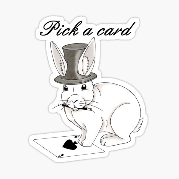 Item preview, Magician rabbit card game designed and sold by Kharotus.
