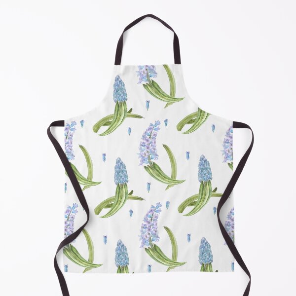 Item preview, Purple Hyacinth Flower Watercolor White Seamless Pattern Gifts designed and sold by MiscelChr.