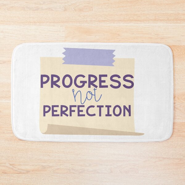 Item preview, Progress Not Perfection Note designed and sold by Kirsten Uecker.