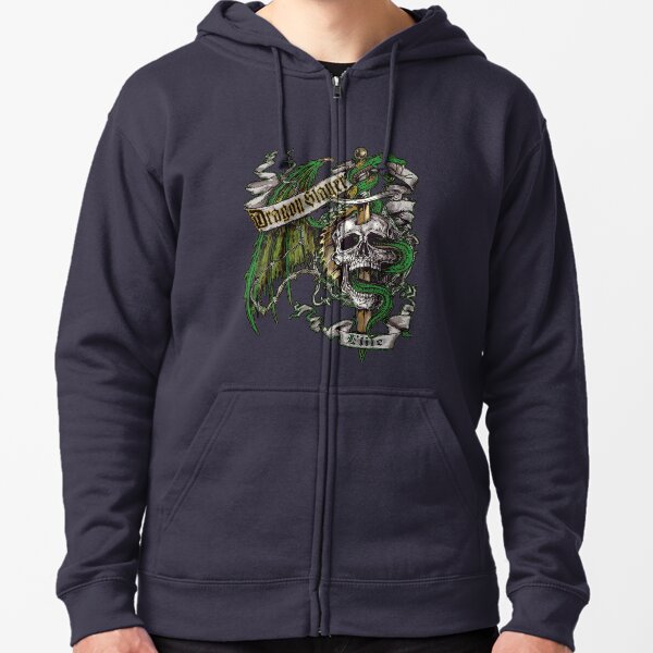 Dragon Slayer Elite Crest Zipped Hoodie