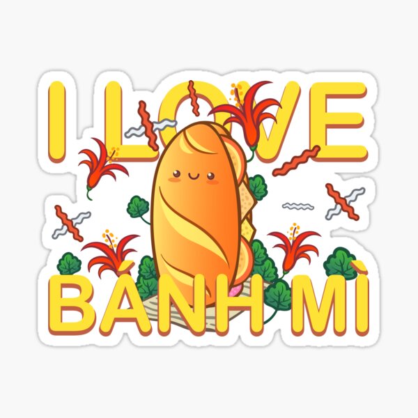 Item preview, Cute Banh Mi Vietnamese Sandwich designed and sold by binhlum.