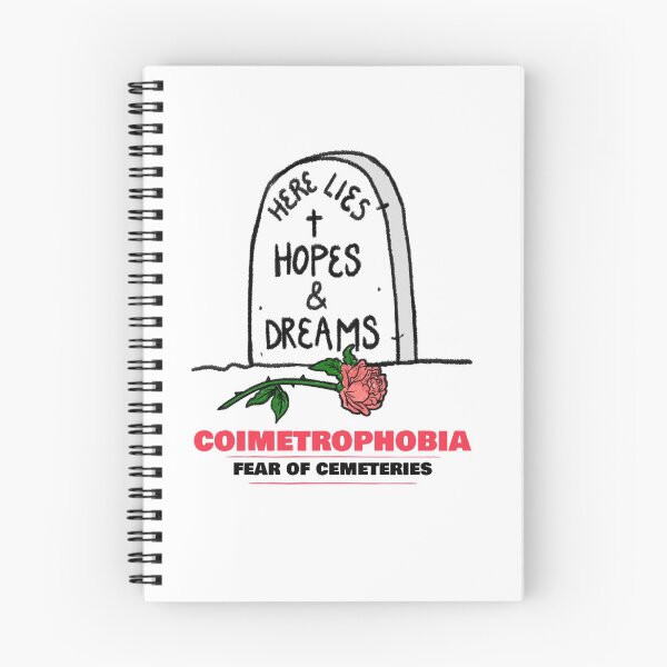 Item preview, Coimetrophobia - fear of cemeteries designed and sold by PhobiaStore.