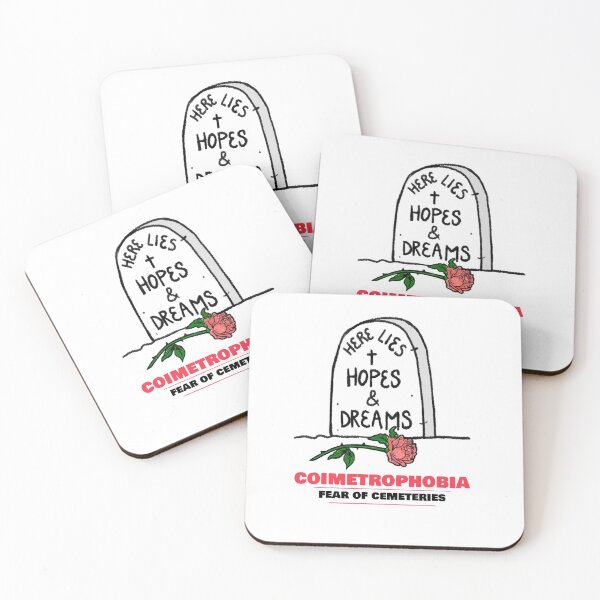 Item preview, Coimetrophobia - fear of cemeteries designed and sold by PhobiaStore.