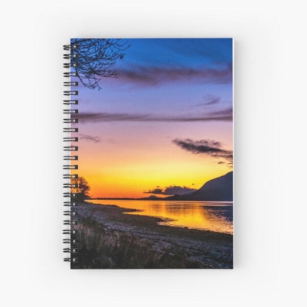 Blue Hour in Lochaber Spiral Notebook