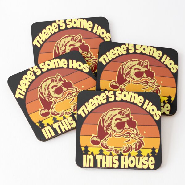 Item preview, There's some hos in this house funny christmas santa designed and sold by Mohamed allbdrany.