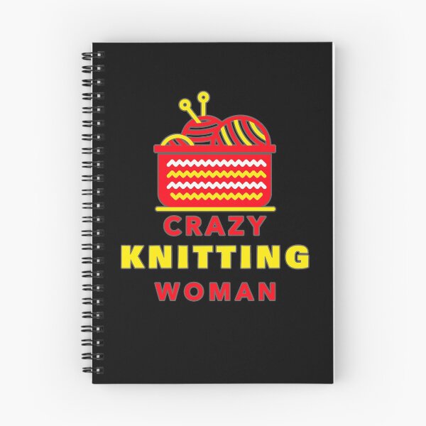 Item preview, Crazy Knitting Woman Fun Craft Hobby Design designed and sold by luvvvvvit.