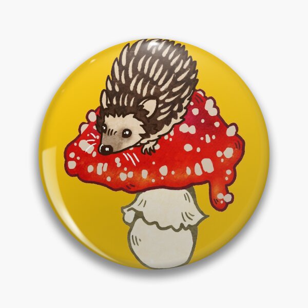 Item preview, Hedgehog on a Mushroom designed and sold by Jessuh.