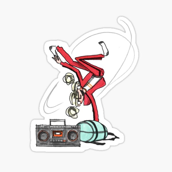 Item preview, Beatrice Zinker - Breakdancing Merchandise designed and sold by Shelley Johannes Studio.