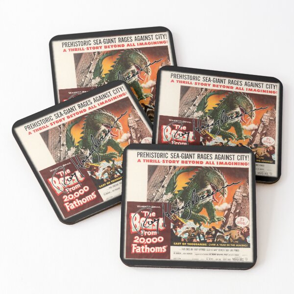 Item preview, The Beast From 20,000 Fathoms, Large - Ray Harryhausen Signature. designed and sold by OriginalDP.