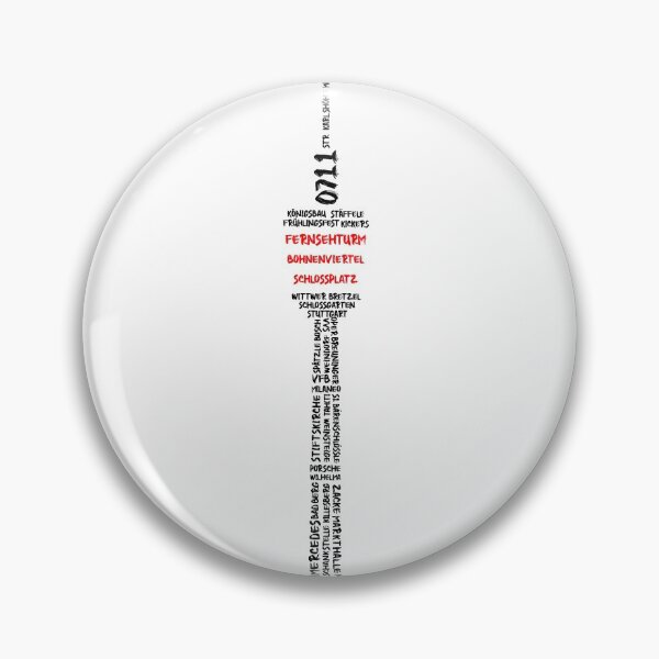 Item preview, Stuttgart 0711 TV tower (black and red) designed and sold by maddinstgt.