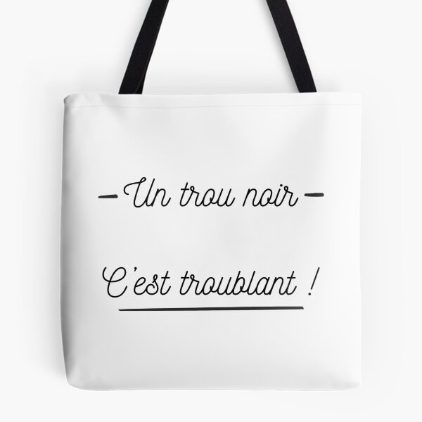 Item preview, A black hole is disturbing, puns designed and sold by Curlyhaire.