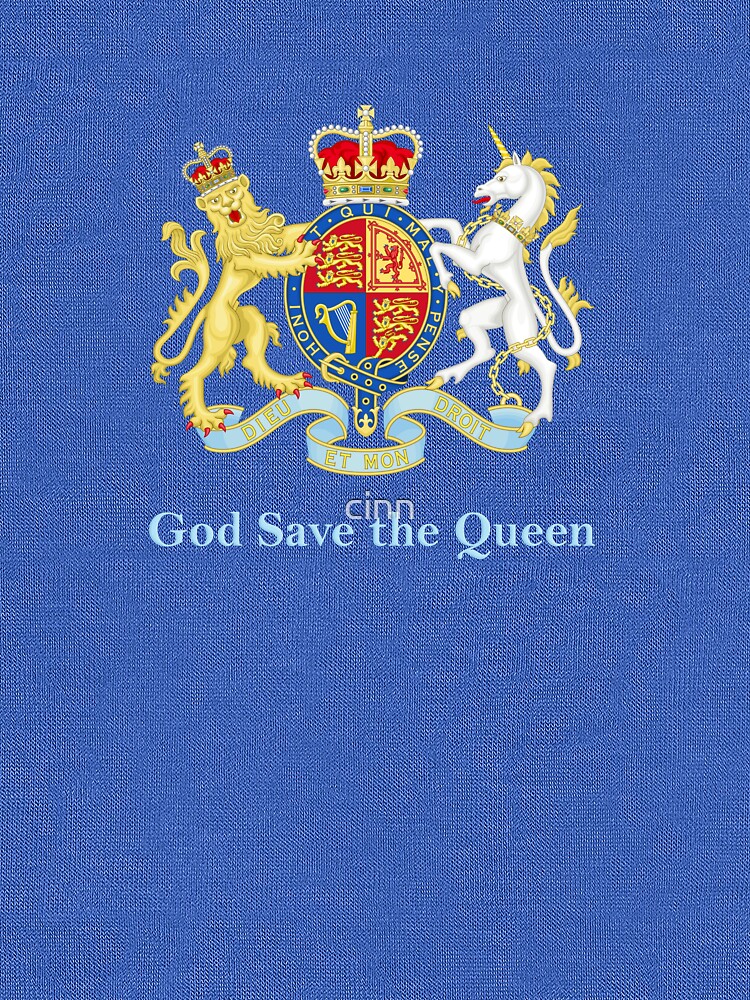 Royal Coat Of Arms Queen Elizabeth British Monarchy Lightweight Sweatshirt For Sale By Cinn 9218