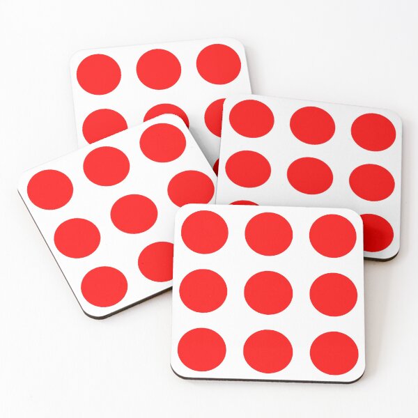 Item preview, Red color round sticker labels pack designed and sold by Roy Store.