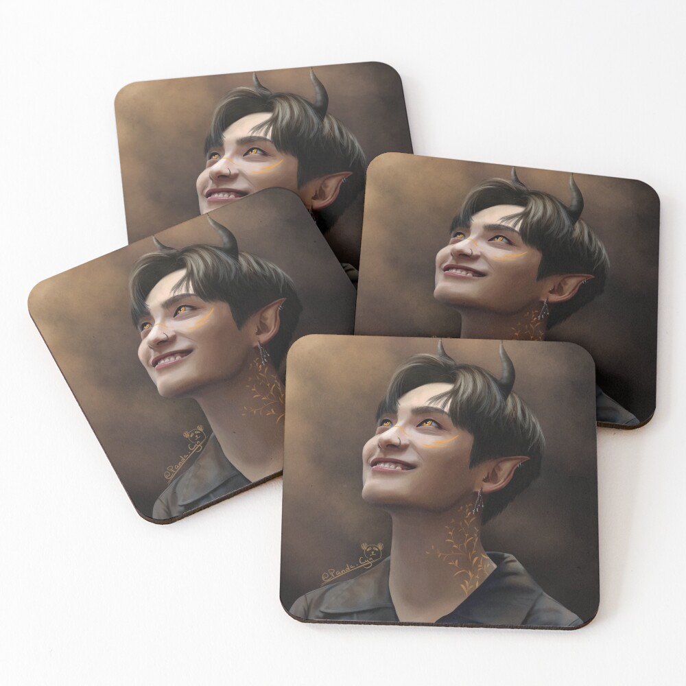 Item preview, Coasters (Set of 4) designed and sold by PandaCyn.