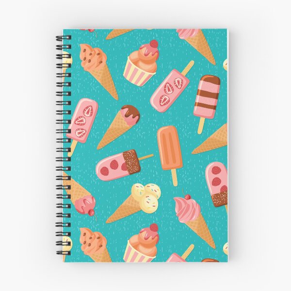 Item preview, Fruit Ice Cream on turquoise designed and sold by nadyanadya.