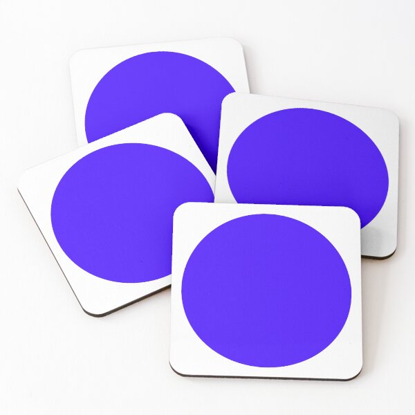 Item preview, Blue color round sticker labels designed and sold by Roy Store.