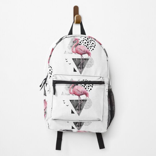Item preview, Pink flamingo in polka dot pattern designed and sold by JosAwestuff.