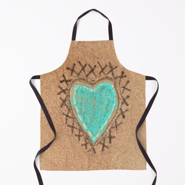 Item preview, Adobe Denim Stitched Heart Patch designed and sold by AlteredAtelier.
