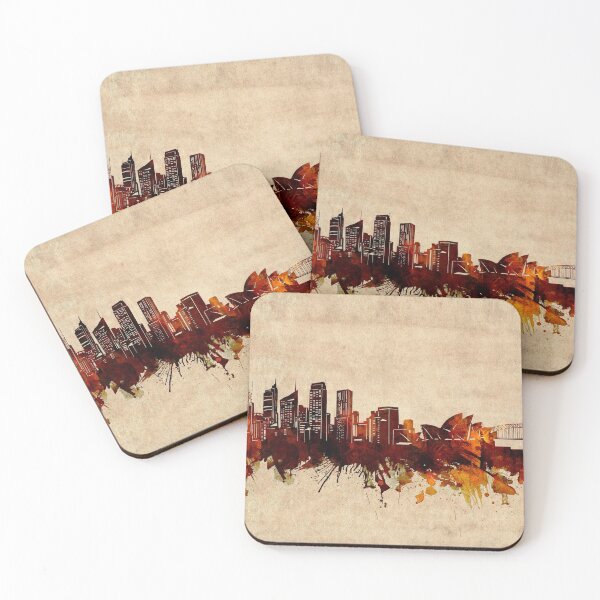 Item preview, sydney skyline vintage designed and sold by BekimART2.