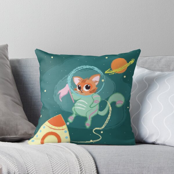 Item preview, Cute Astronaut Cat - Space Shuttle - Astronaut in Space - Cat Exploration - Cosmonaut Cat - Space Animals - Galaxy Cat - Crazy Cat Lady - Cat Lover - Astronomers - Cat Dads - Cartoon - Kids - Children designed and sold by Madalina Zlamparet.