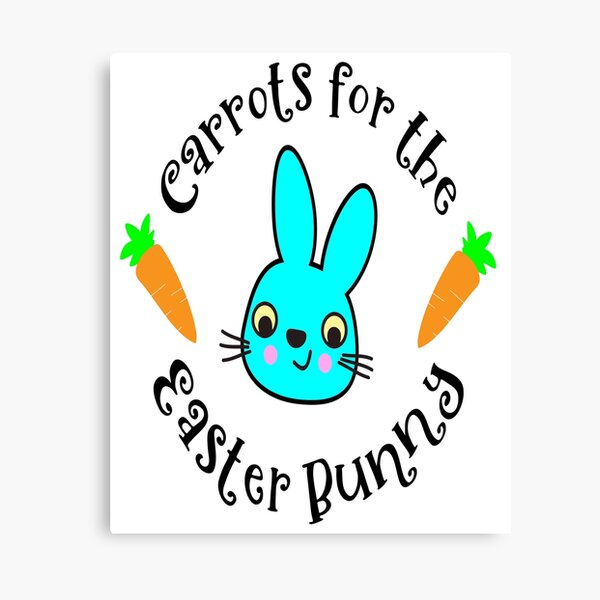 Carrots for the Easter Bunny Canvas Print