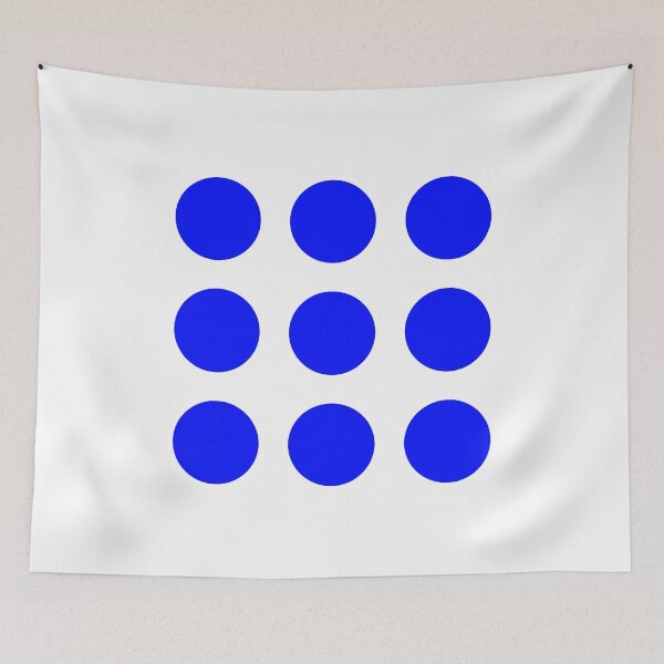 Item preview, Blue color round sticker labels pack designed and sold by Roy Store.