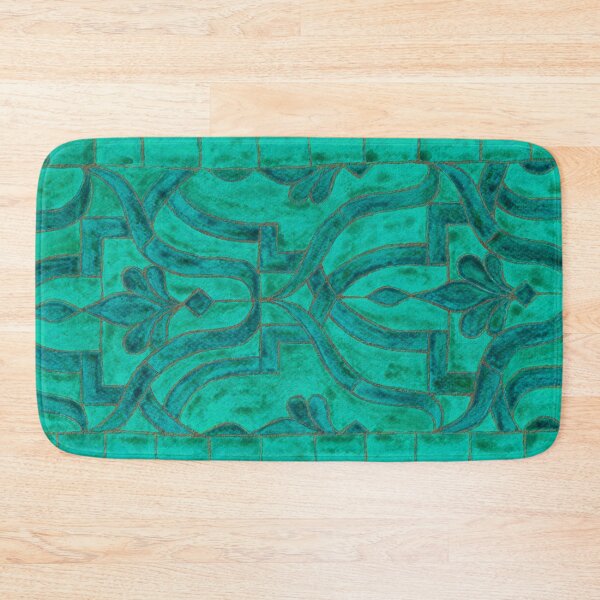 Item preview, Green moroccan tiles designed and sold by Carolin Bentbib.