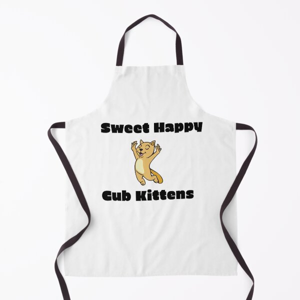 Item preview, White sweet happy cub kittens designed and sold by DamaliePierre.
