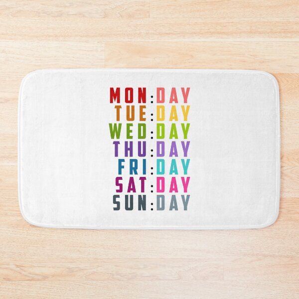 Item preview, Weekdays: Monday designed and sold by maddinstgt.