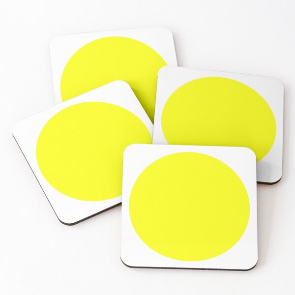 Item preview, Yellow color round sticker labels designed and sold by Roy Store.