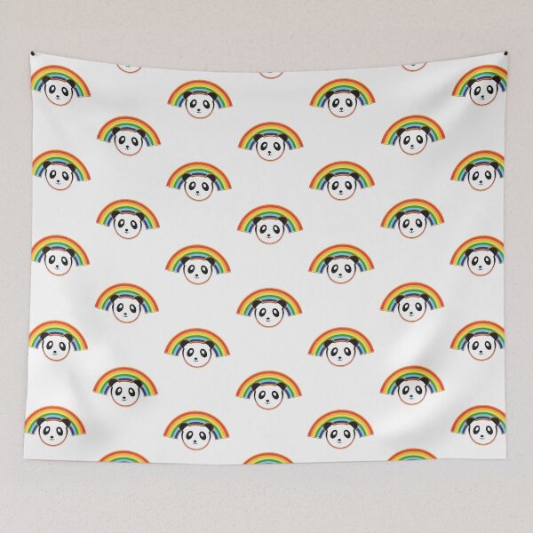 Item preview, Cute Panda and Rainbow Art designed and sold by ELBERSAID.